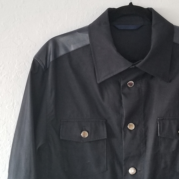 Moschino Jeans Navy Military-style Jacket Medium - Picture 2 of 9